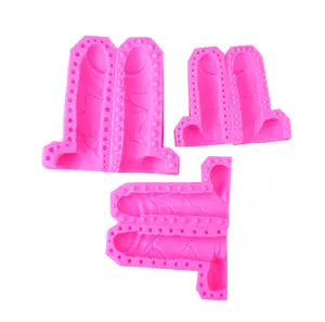 Khuôn Nến Làm Bánh Hình Dương Vật Silicone Khuôn Kẹo Mềm Bánh Kẹo Silicone Khuôn Sô Cô La Tự Làm