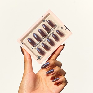 Venta al Por Mayor 30 Piezas GD61 PMMA <span class=keywords><strong>Uñas</strong></span> Postizas Acrílicas Personalizables a Presión, Estilo Francés Minimalista con Recubrimiento, Sensación de Alta Gama, Forma de Almendra Corta - Product Image 5