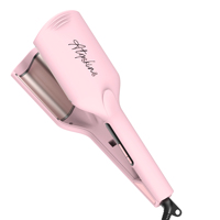 Alat Pengeriting Rambut Deep Wave dengan Layar LED, Pelat Keramik Turmalin, Pemanasan Cepat PTC, Mati Otomatis, Stok Tersedia