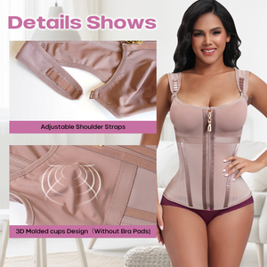 Cinturón adelgazante para mujer, entrenador de cintura, corsé deshuesado de acero, faja moldeadora de cuerpo con reloj de arena, faja colombiana posparto - Product Image 2