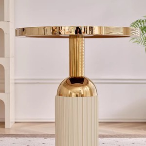 Table Basse Moderne de Luxe Léger en Plaque de Roche, Acier Inoxydable, pour Bureau de Ventes, Négociation, Salon de Beauté, Réception Moderne - Product Image 1
