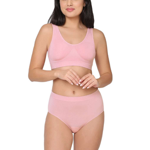 Direct d'usine Logo personnalisé femmes Yoga soutiens-gorge de sport grande quantité bas prix grande taille Bikini Style large épaule sans couture Sexy - Product Image 5