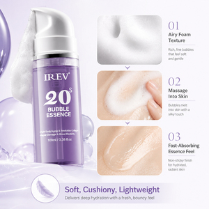 Private Label 20S Bubble Essence <b>Serum</b> 100mL Spontaneous Foaming Of The Upper <b>Face</b> Easy To Absorb Brightening Hydrating <b>Serum</b> - Product Image 3