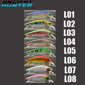 Antiguo cazador TMD-1041 63MM/8G de calidad profesional Señuelos de Pesca duro cebo hundimiento 2m slim calidad minnow cebos artificiales - Product Image 3