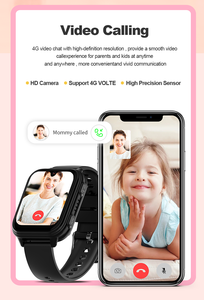 Montre connectée pour enfants KT37 AI 4G Android, écran WIFI, appel SOS, fréquence cardiaque, GPS, tracker Esim, montre GPS - Product Image 4