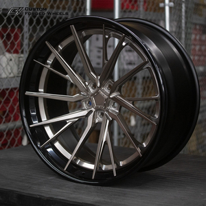 Rines de Aluminio Forjado Ligeros de 1 Pieza, Color Humo Oscuro, Cóncavos, Personalizados para Carreras, para Bentley, Mercedes, BMW, Ferrari, Roma - Product Image 1
