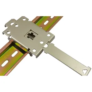 Single Phase SSR 35mm Din Rail Fixed Solid State Relay Clip Clamp M4 hole 110.5, length and width 44