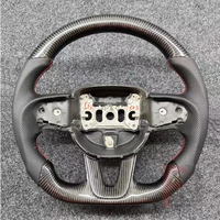 Volant chauffant personnalisé en fibre de carbone pour Dodge Chrysler SUV Pickup modifiés