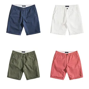 custom mens casual cotton shorts male summer beach wear swim shorts for men