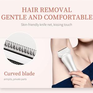 Afeitadora Eléctrica para Mujer, Recortadora de Vello Púbico, para Uso en Seco y Húmedo, Depiladora Corporal para Axilas - Product Image 4