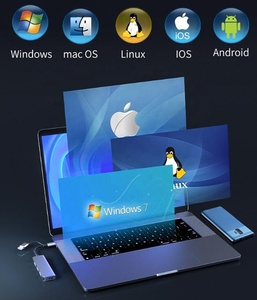 Bộ Chuyển Đổi Hub Usb 4 Cổng Hợp Kim Nhôm OEM Tốc Độ Cao Tùy Chỉnh Loại C + Usb 3.0 Hub Usb 3.0 4 Cổng - Product Image 4