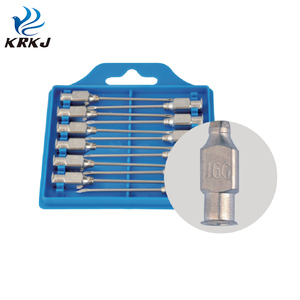 KD404 兽医用不锈钢注射针 16 号 18g 22g 适用于家禽注射器 - Product Image 6