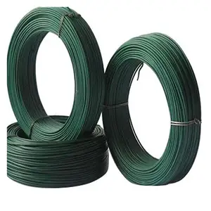 small coil Green/blue/pvc coated wire for garden and agriculture/coil