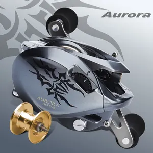 Histar Manufacturer Heavy Drag Power Light Weight Long Casting High Ratio Metal Rotor Baitcasting Reel Fishing Tackle