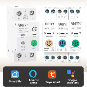 <span class=keywords><strong>Disjoncteur</strong></span> intelligent Tuya 1P 63A 220V Wifi MCB avec contrôle mobile, minuterie, 6ka, protection contre les surtensions, les sous-tensions et les surintensités - Product Image 2