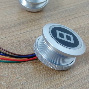 Nút Bấm Cảm Ứng Kim Loại Cho Thang Máy, Thiết Bị Đầu Cuối Cuộc Gọi Bằng Cử Chỉ Mới Máy Cảm Ứng Không Tiếp Xúc - Product Image 4