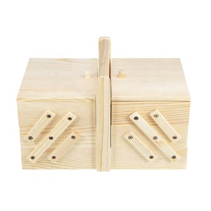 Boîte <span class=keywords><strong>à</strong></span> <span class=keywords><strong>couture</strong></span> en bois de conception personnalisée pour un usage domestique - Product Image 4