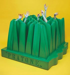 איטלקי נטו דשא אדום סלון כיסא פנאי ספה פרטון אמנות סלון קישוט הבית - Product Image 4