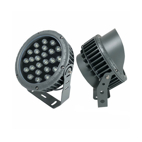 Круглый светодиодный прожектор 110 В 220 в 12 В 24 В RGB DMX 6 Вт 12 Вт 18 Вт 24 Вт 36 Вт