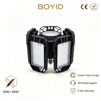 Boyid E27 Super Lumineux Réglable IP65 ABS pour Projecteur Industriel avec Température de Couleur 6500-7000K CRI 80 Garantie 2 Ans