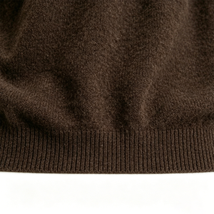 Pull personnalisé en <span class=keywords><strong>laine</strong></span>/polyester respirant pour homme, style Old Money, épais, avec logo frontal, idéal pour l'été - Product Image 6