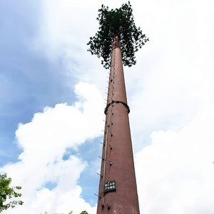 Torre de Telecomunicaciones de Acero Resistente al Viento, Simulación de Pino, Estructura de Rejilla Biónica, Superficie Galvanizada en Caliente - Product Image 4