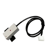 Sensor de Nivel de Agua Capacitivo, Sensor de Nivel de Líquido de 24 V CC con Salida NPN Sin Contacto para Tuberías de 12 mm o Más, Tanques y Superficies Planas