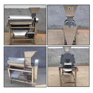 Machine de transformation d'avocat avec PLC et moteur, éplucheur, dénoyauteur et broyeur de fruits et légumes en acier inoxydable - Product Image 5