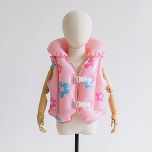 سترة نجاة قابلة للنفخ مخصصة للأطفال من مادة PVC للسباحة والتزلج على الماء، قابلة للتخصيص باللون والشعار - Product Image 6