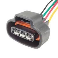 Pour 4 broches distributeur manivelle connecteur étanche TPS Boost capteur ovale bobine d'allumage prise pour Toyota 90980-11150 6189-0565