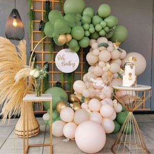 Décorations <span class=keywords><strong>de</strong></span> fête d'anniversaire <span class=keywords><strong>de</strong></span> mariage en gros, vintage rétro larex vert <span class=keywords><strong>blanc</strong></span> <span class=keywords><strong>et</strong></span> <span class=keywords><strong>or</strong></span>, guirlande <span class=keywords><strong>de</strong></span> ballons, <span class=keywords><strong>arche</strong></span> <span class=keywords><strong>de</strong></span> ballons - Product Image 2