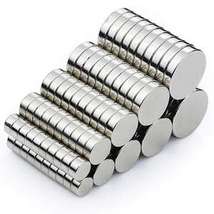 Aimants plats en terres rares à haute résistance, sur mesure, de qualité N25-N60, pour usage industriel, diamètre 8x3 8mm 10mm 12mm, disque <span class=keywords><strong>plat</strong></span> - Product Image 4