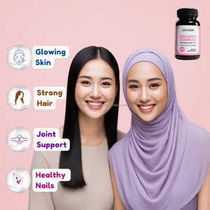 म्यूलिट कोलेजन कैप्सूल प्रकार i ii <span class=keywords><strong>v</strong></span> x हाइड्रोलाइज्ड कोलेजन पेप्टाइड्स बायोटिन विटामिन सी सौंदर्य कैप्सूल अंतिम एंटी-एजिंग - Product Image 3
