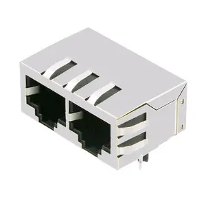 ARJ12A-MCSA-MU2 Tab sin LED Dual Port 100/1000 Base-T Ethernet RJ45 conectores 1x2