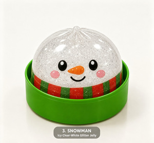 Christmas Themed Dumpling Squishy <b>Toy</b> Stress Relief Dumpling Squeeze <b>Fidget</b> <b>Toy</b> Gift <b>Box</b> Set - Product Image 4