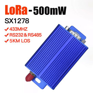 5km uzun menzilli parazit önleyici kablosuz alıcı modülü 500mW 433mhz LoRa LoRa <span class=keywords><strong>RS232</strong></span> & <span class=keywords><strong>RS485</strong></span> arayüzü ayarlanabilir veri hızı - Product Image 2