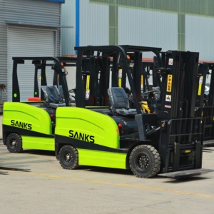 מלגזה חשמלית סינית SANKS 2026 1.5 טון 1 טון 2 טון סוללת ליתיום וחומצה עופרת 4 גלגלים אפס פליטות מלגזה למחסנים תקן CE ISO - Product Image 6