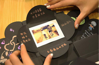 En gros Stocks Promotion Explosion Boîte Amoureux Diy Anniversaire Surprise Photo Photo Coeur Papier Carton Boîte D'emballage Cadeau