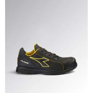 Chaussures de sécurité Diadora Glove Mds Master Low S3S à embout en acier, noires, pour hommes, antidérapantes, respirantes, avec empeigne en mesh, confort optimal - Product Image 1