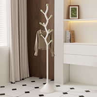 Porte-manteau sur pied blanc style crème, porte-manteau mural pour la maison, porte-manteau en métal pour l'entrée du salon