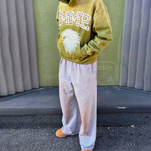 Sudaderas con Capucha <span class=keywords><strong>Ventor</strong></span> 100% Algodón con Pedrería, Sudaderas de Algodón Grueso con Efecto Desgastado por el Sol y Lavado Ácido Vintage para Hombre - Product Image 4