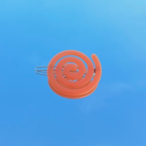 HONEY FLOWER Summer Style Hair Accessories Foreign Trade vortex Mosquito Coil Frog <strong>Buckle</strong> Bangs Hair <strong>Clip</strong> - Product Image 3