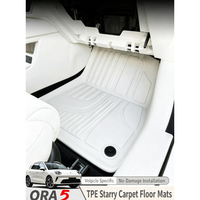 Tapis de sol double couche en TPE, tapis ciel étoilé, doublure de coffre résistante à l'usure, tapis pour accessoires intérieurs de voiture ORA 5 2026