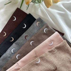 Vente en Gros Turquie Aïd Robe Modeste <span class=keywords><strong>Abaya</strong></span> de Dubaï pour Fille et Femme Musulmane, <span class=keywords><strong>Kimono</strong></span> Ouvert Luxe Broderie Lune Manches en Polyester Lin - Product Image 3