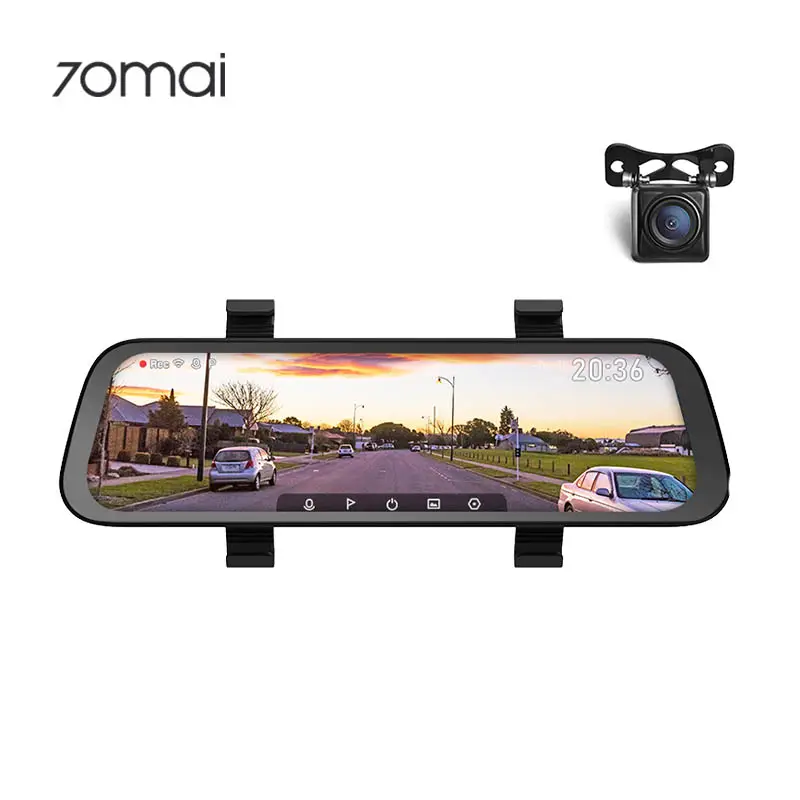 Atacado 70mai D07 Retrovisor Dash Cam Ampla câmera espelho do carro 1080P 3d DNR auto eletrônica gravador DVR carro