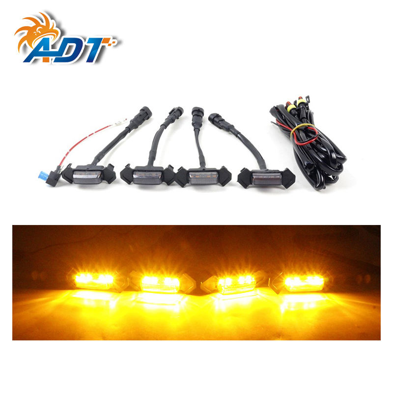 smoked cover yellow light