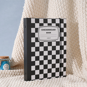 Álbum de Fotos Kpop A5 de Alta Calidad con Diseño a Cuadros, Impresión UV, Encuadernación Espiral Resistente y Ecológica, Portátil, para Tarjetas de Ídolos - Product Image 4