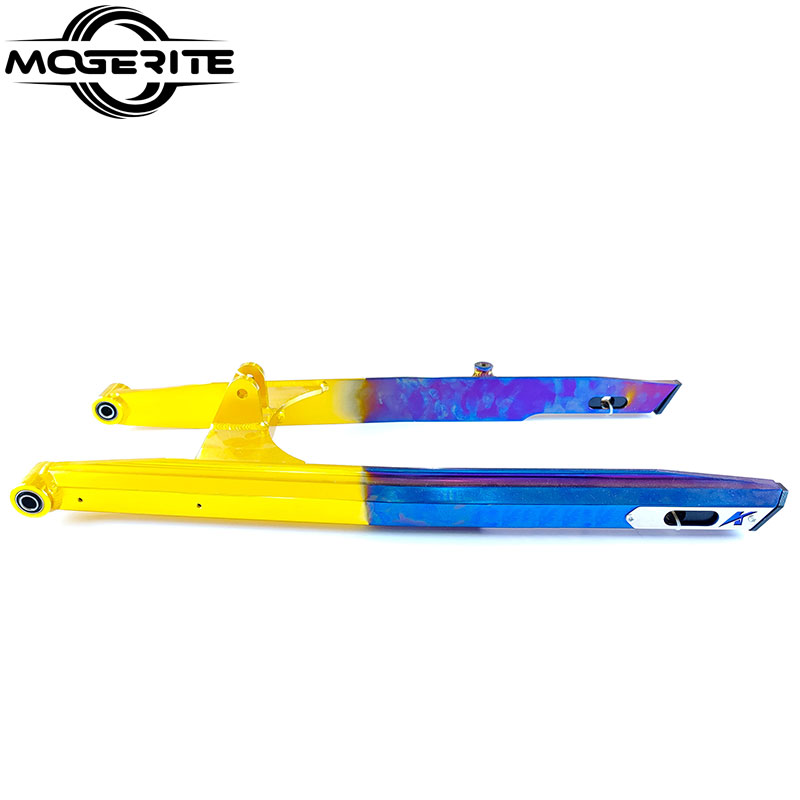 Прямые продажи с фабрики Мотоцикл cnc задняя вилка/CNC поворотный рычаг титановое покрытие для Y15ZR LC150 Exciter 150 принять ODM OEM