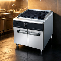 Gril radiant électrique JUSTA, base d'armoire, acier inoxydable de qualité 304, 5000-10000W, pour restaurant et hôtel
