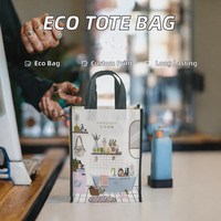 Sac fourre-tout promotionnel personnalisé en polypropylène laminé non tissé, réutilisable et écologique, avec fermeture à bandoulière